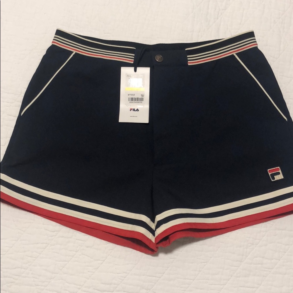 Blue Fila shorts